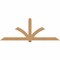 Ekena Millwork Redmond Smooth Timber Gable Bracket, Western Red Cedar, 108"W x 40"H x 5 1/2"D x 5 1/2"F, 9/12 Pitch GBW108X40X0606RED00SWR - alternate 1